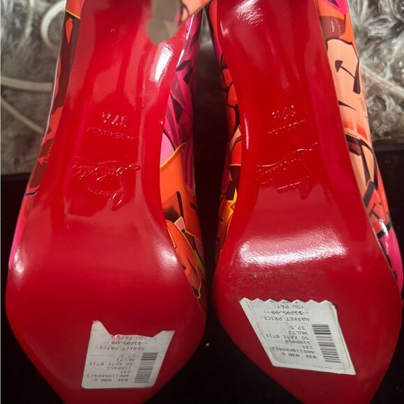 Christian louboutin Patent Metrograf So Kate Booty 100 Ankle Boots Multicolor - Picture 12 of 12